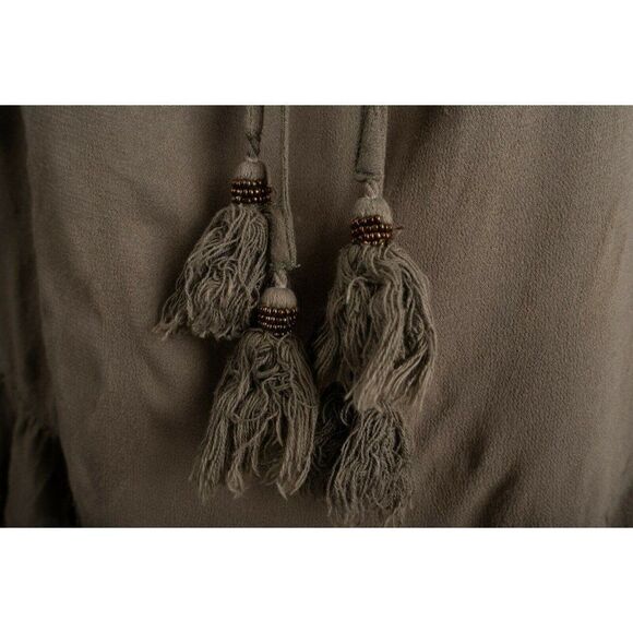 Miss Me Womens Off Shoulder Ruffle Top Shirt L - Picture 3 of 7